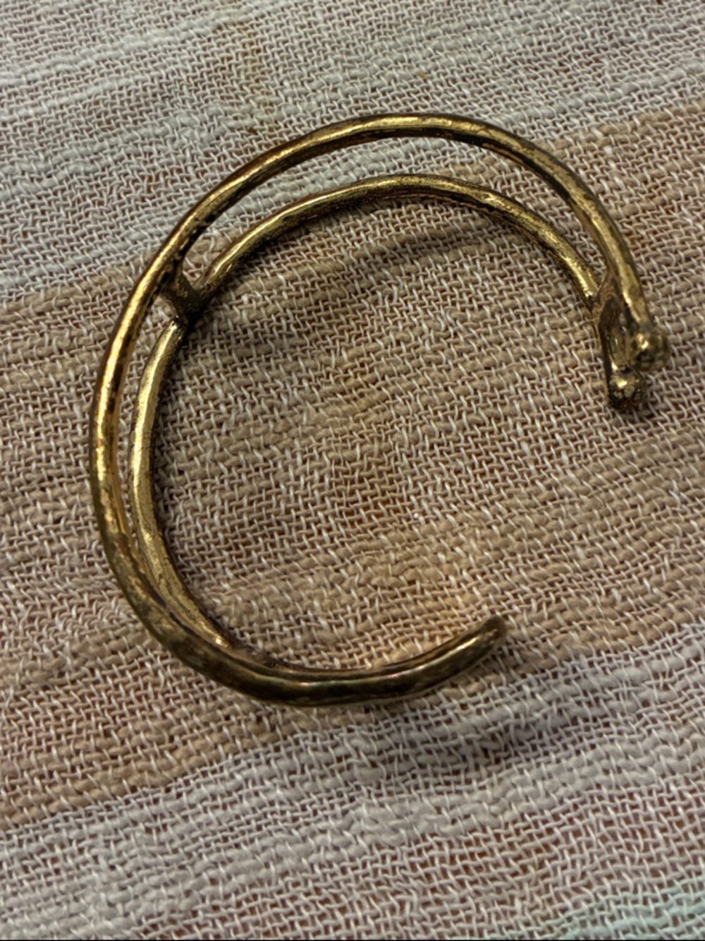 Lucky Brand Gold-Tone Open Cuff Bracelet